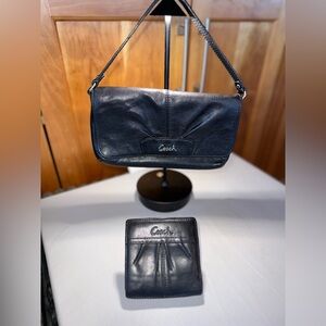 Coach Pleated Leather Wristlet + Wallet Set • Rare Pleated Duo | Collector